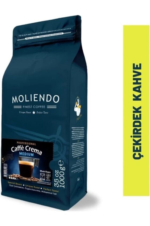 Moliendo Caffe Crema Medium Çekirdek Kahve 1000 Gr