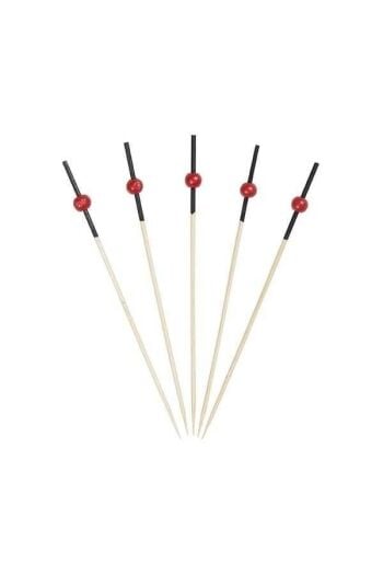 Bambu Top Kürdan 12 cm 50'li Kırmızı