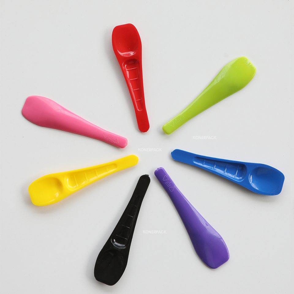 Panda Dondurma Kaşığı Renkli 250 Adet