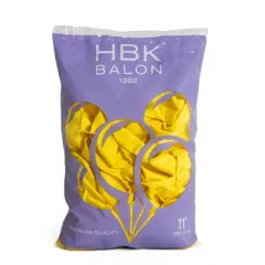 Sarı Pastel Balon 100 Adet