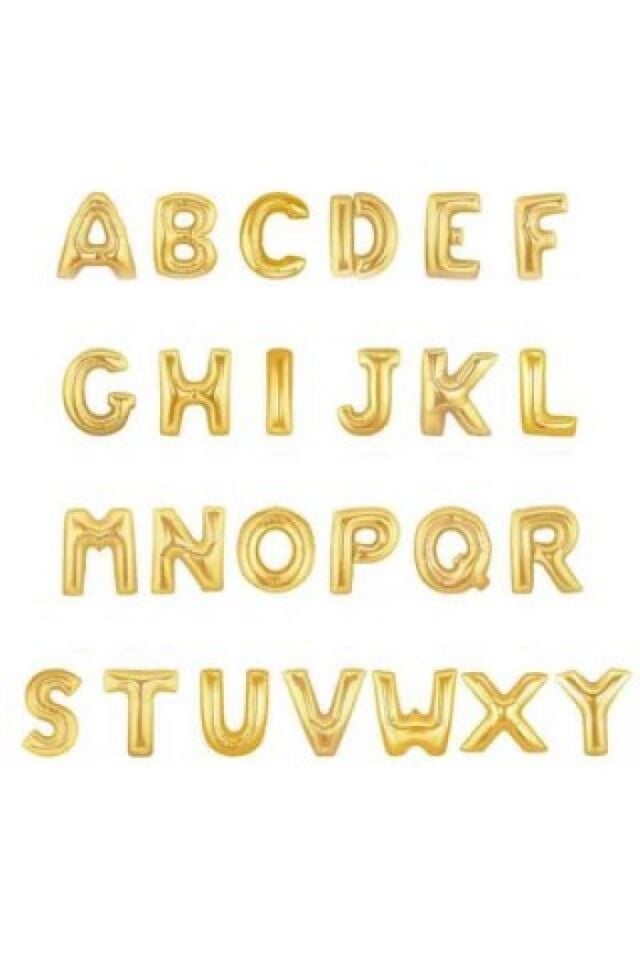40 İnç Harf Balon Gold