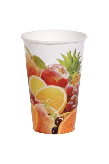 12 Oz Karton Meyve Suyu Bardağı (50 Adet)