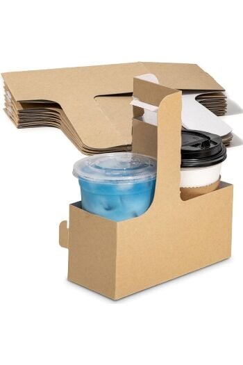 İkili Karton Bardak Taşıyıcı (100 Adet)