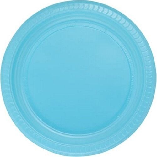 Mavi Plastik Tabak 25 Adet