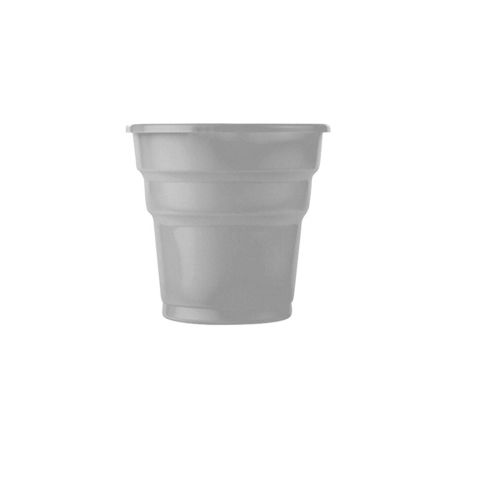 Gri Plastik Bardak 25 Adet