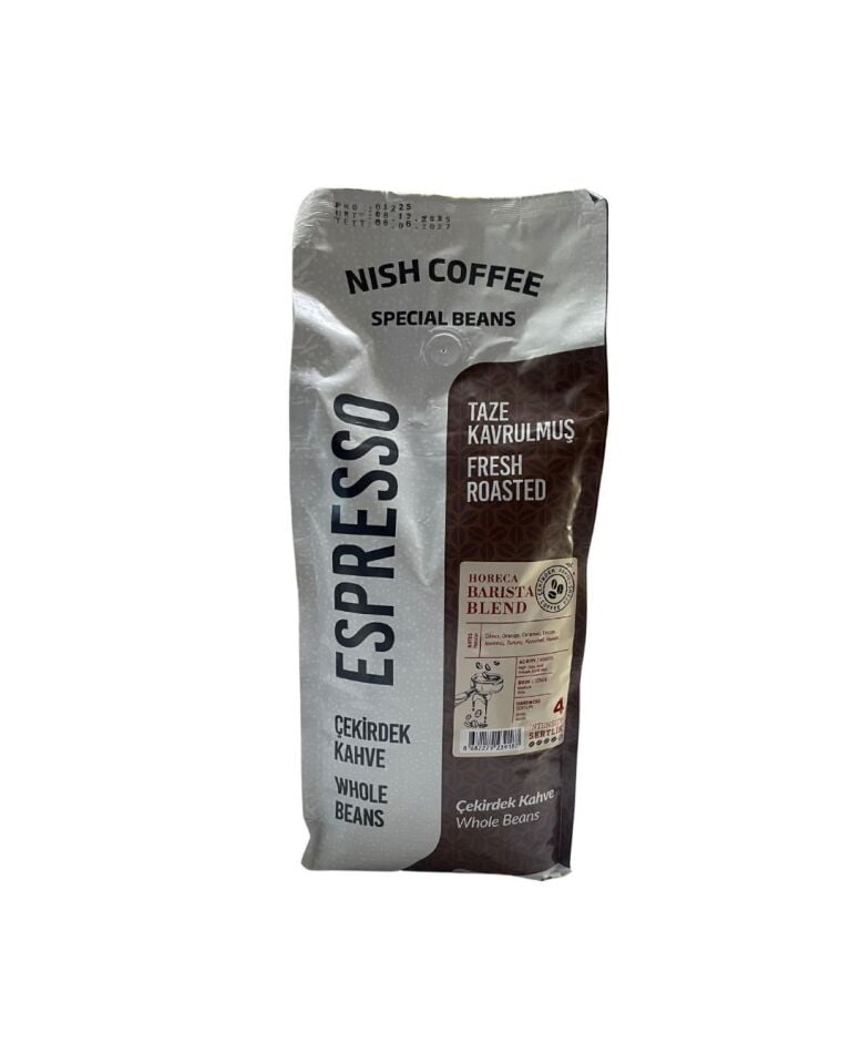 Nish Coffee Barista Blend Çekirdek Kahve 1000 Gram