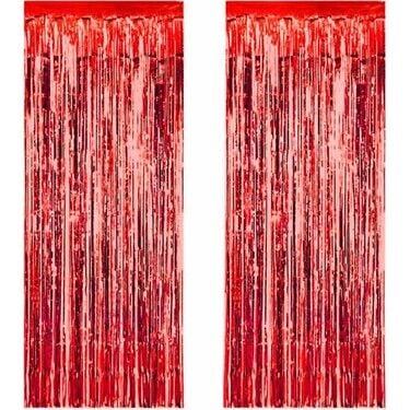 Metalize Kırmızı Arka Fon