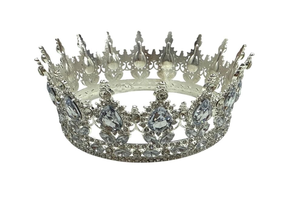 Pasta Tacı 12 Cm Metal Gümüş