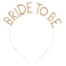 Bride To Be Metal Gold Taç