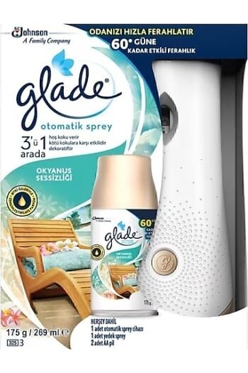 Glade Otomatik Sprey + Okyanus Sessizliği Yedek 269 Ml
