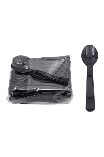Dondurma Kaşığı Siyah 50 Adet