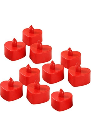 Pilli Mum Kırmızı Kalpli