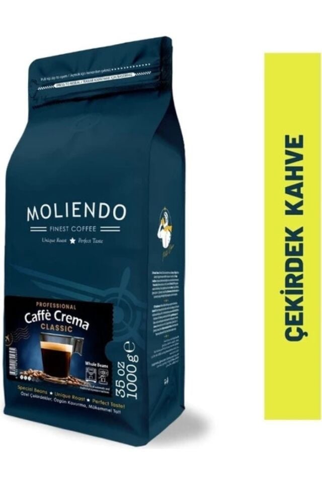 Moliendo Caffe Crema Classic Çekirdek Kahve 1000 Gr